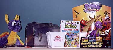Various Spyro promotional goodies